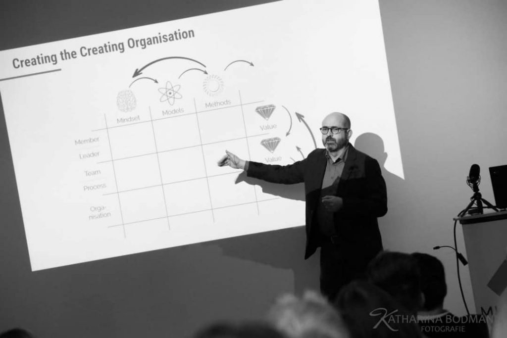 Der Autor R. David Cummins stellt die Transformation Matrix aus der Creating Organisation vor